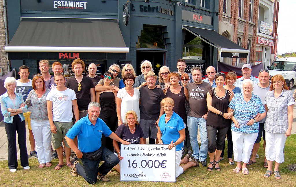 Schrijverke Makes a Wish cheque 2015