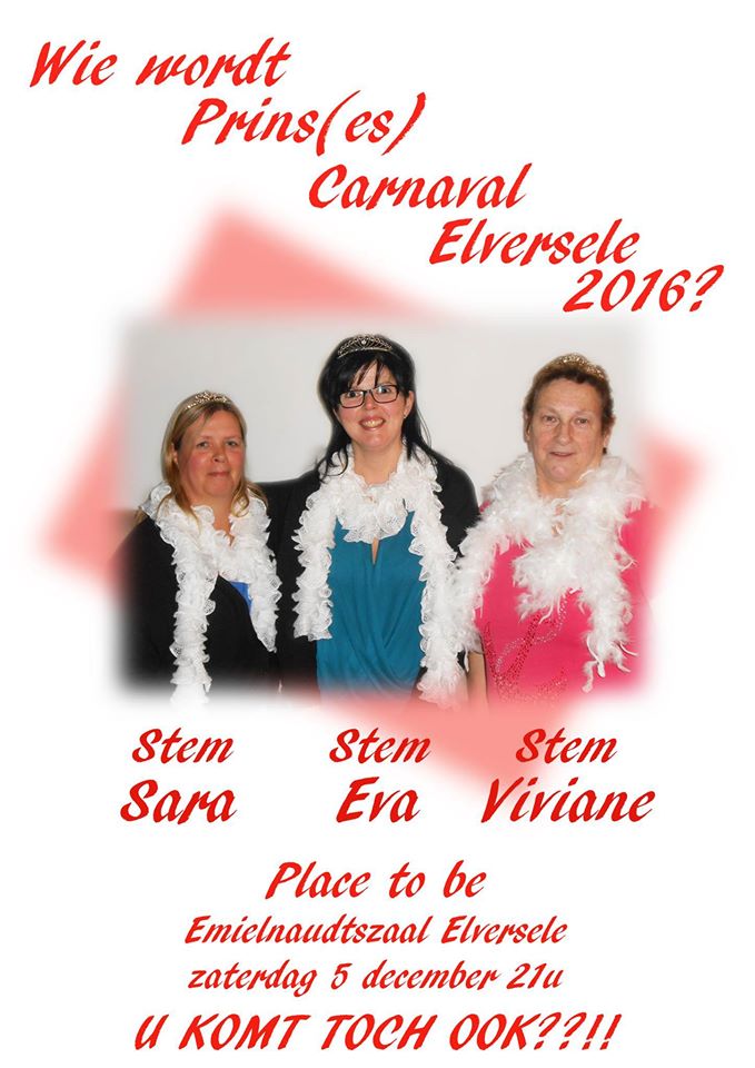 Prins carnaval Elversele 2016