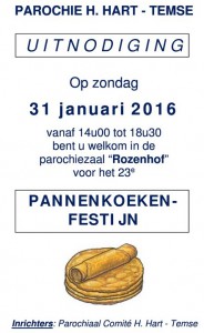 Pannekoekenfestijn H.Hart 2016