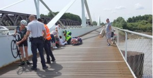 Ongeval fietsers scheldebrug 26 07 2016